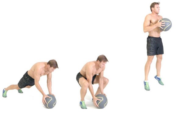 Medicine Ball Burpee