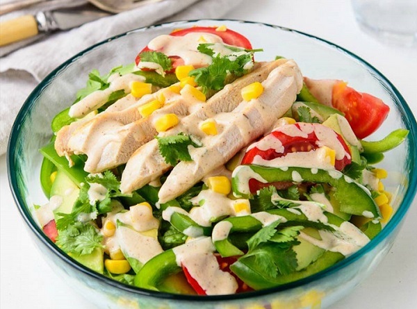 Salad ức gà thanh mát